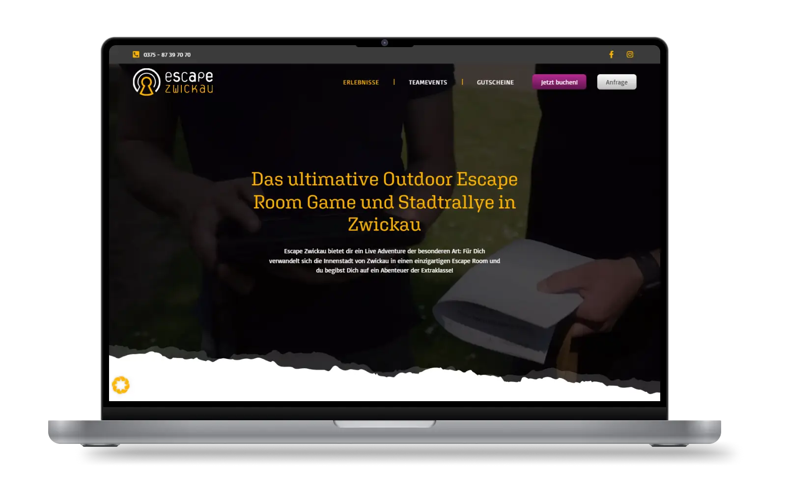 Escape Zwickau — Web Entwicklung
