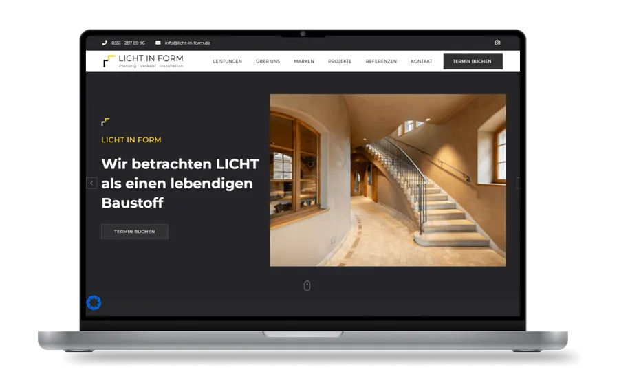 Licht In Form — UI/UX