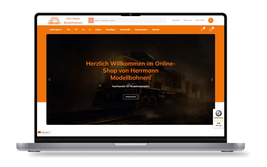 Modellbahnen hml24 — UI/UX