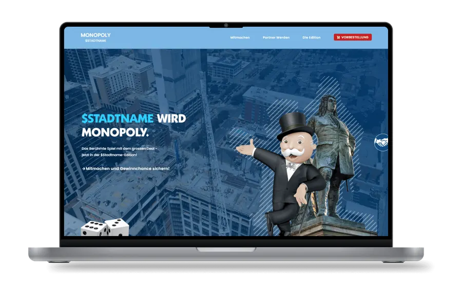 Monopoly Frontend — Web Entwicklung