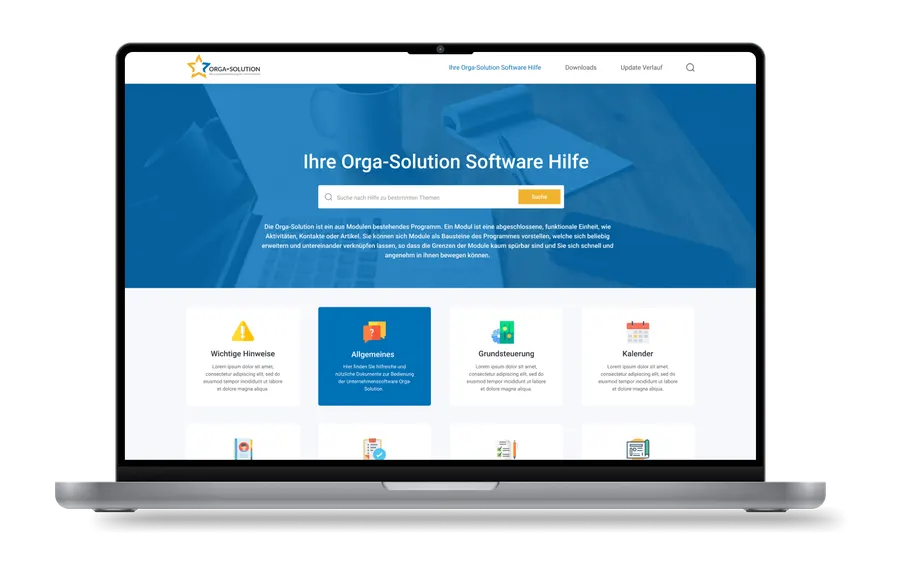 Orga Solution — UI/UX