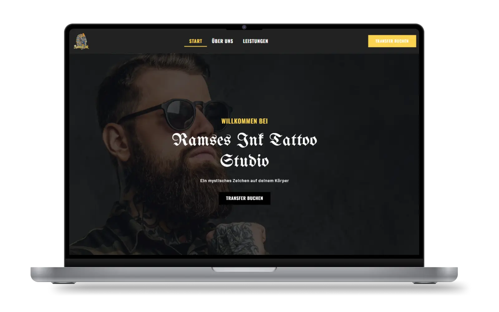 Ramses Ink Tattoo — UI/UX