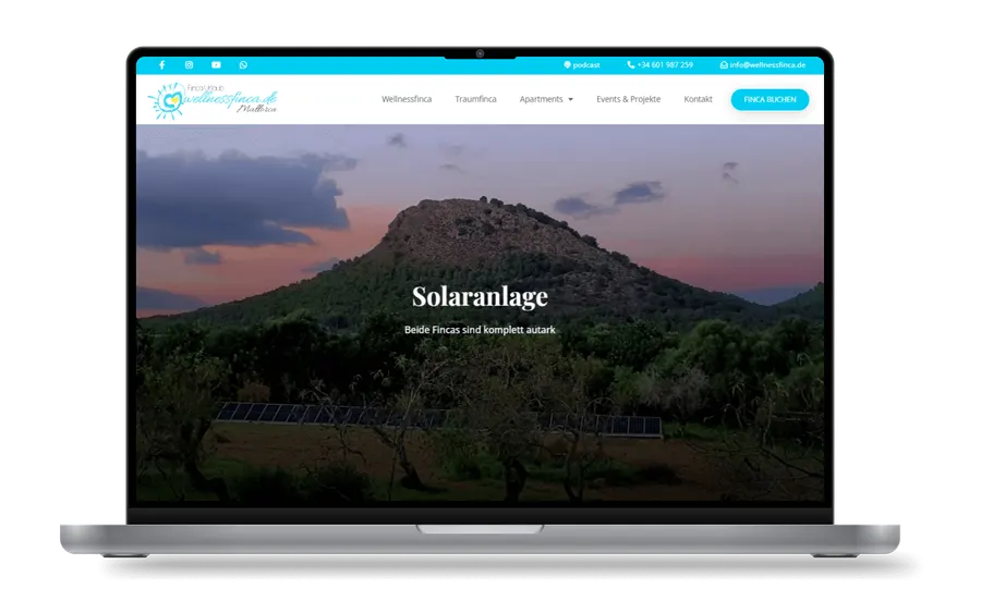 Wellnessfinca — UI/UX